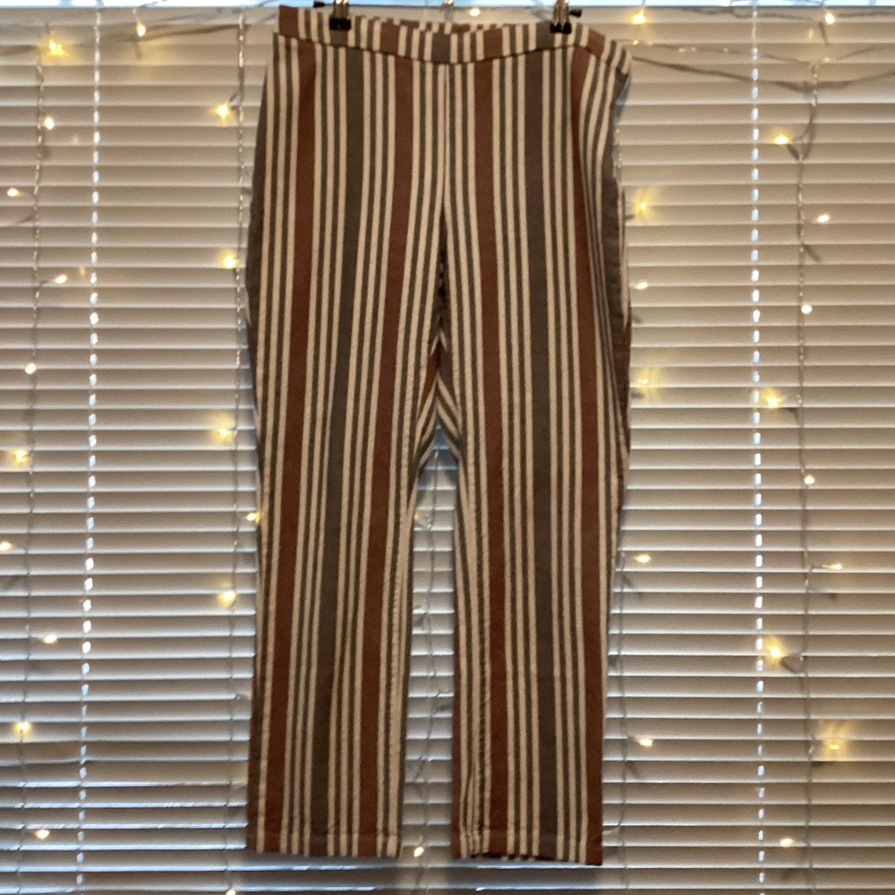 Free People striped 60s vibe pants